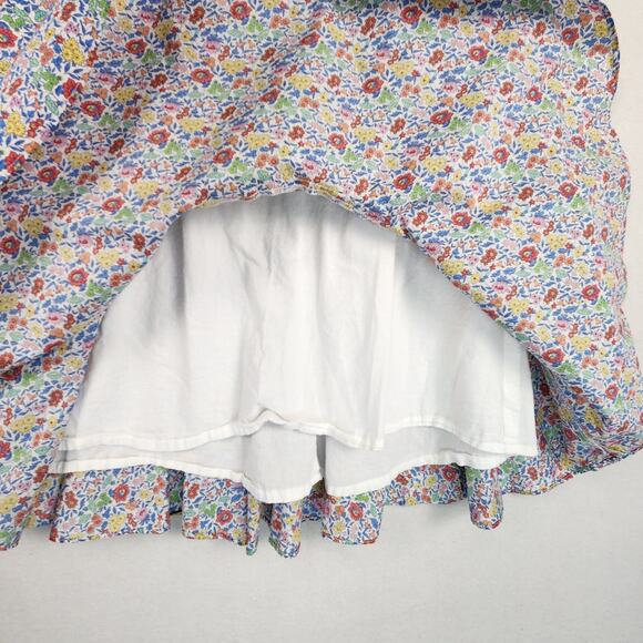 J.Crew LIBERTY Fabric Trumpet Skirt Women’s SZ 00 Multicolor Ditzy Floral EUC - Picture 7 of 16